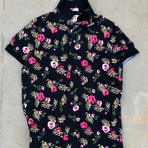 Hollister Floral Polo